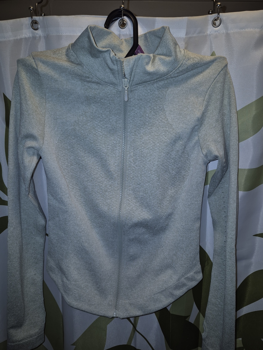 Source Unknown Light Blue Full-Zip Jacket